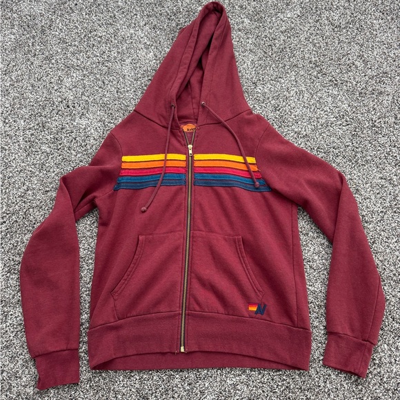 Aviator Nation Red Zip Up - Picture 1 of 4